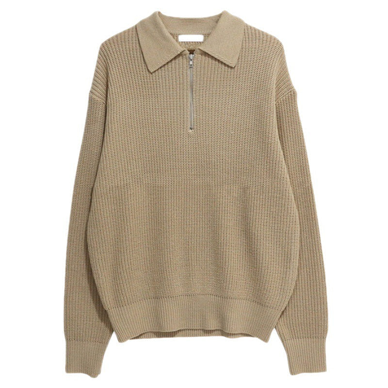 Noirski | Elegancki sweter z zamkiem błyskawicznym