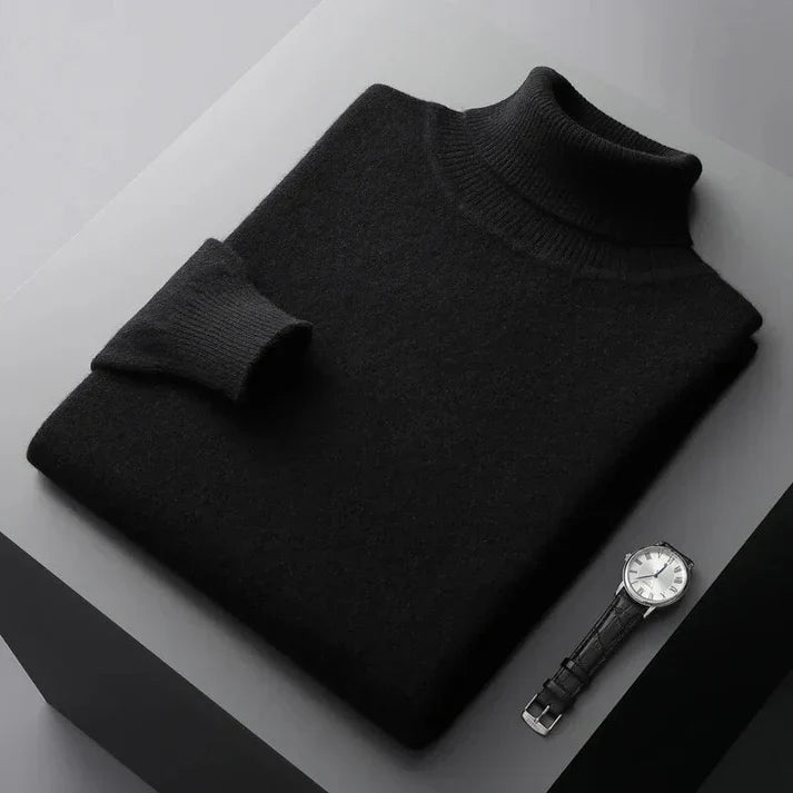 Wysokiej jakości golf z kaszmiru dla mężczyzn – ponadczasowy, elegancki design