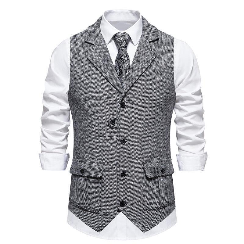 Elegancka i stylowa kamizelka męska o klasycznym uroku i ponadczasowej elegancji