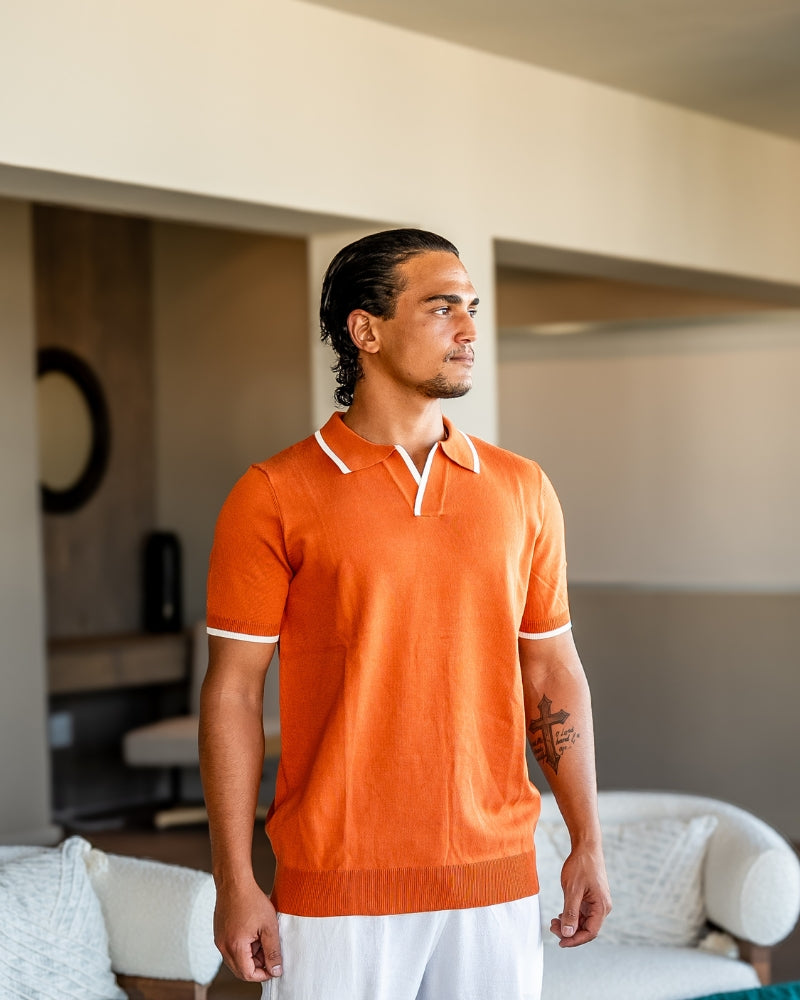 Polo w eleganckim stylu casual z eleganckimi detalami