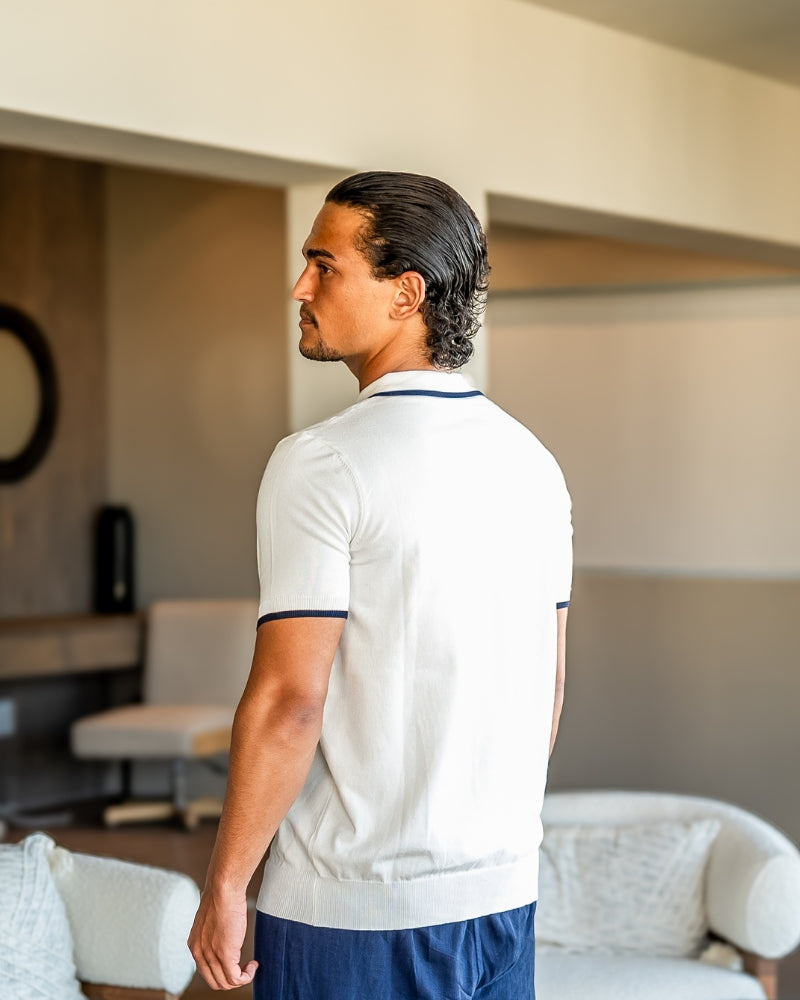 Polo w eleganckim stylu casual z eleganckimi detalami