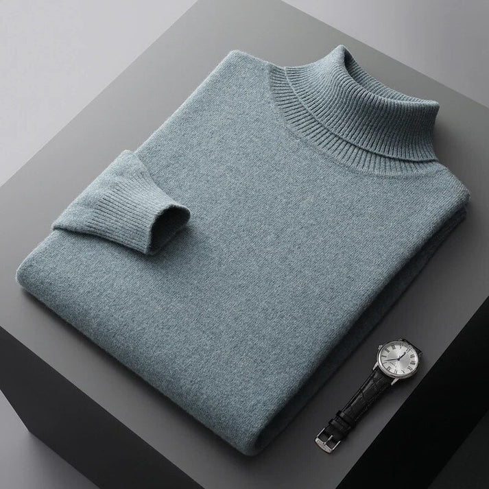 Wysokiej jakości golf z kaszmiru dla mężczyzn – ponadczasowy, elegancki design