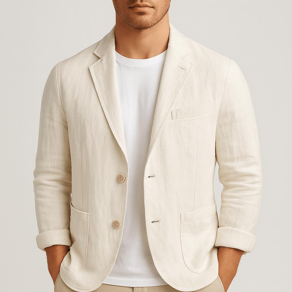 Lekka i przewiewna kurtka męska o wszechstronnym komforcie i ponadczasowym wyglądzie