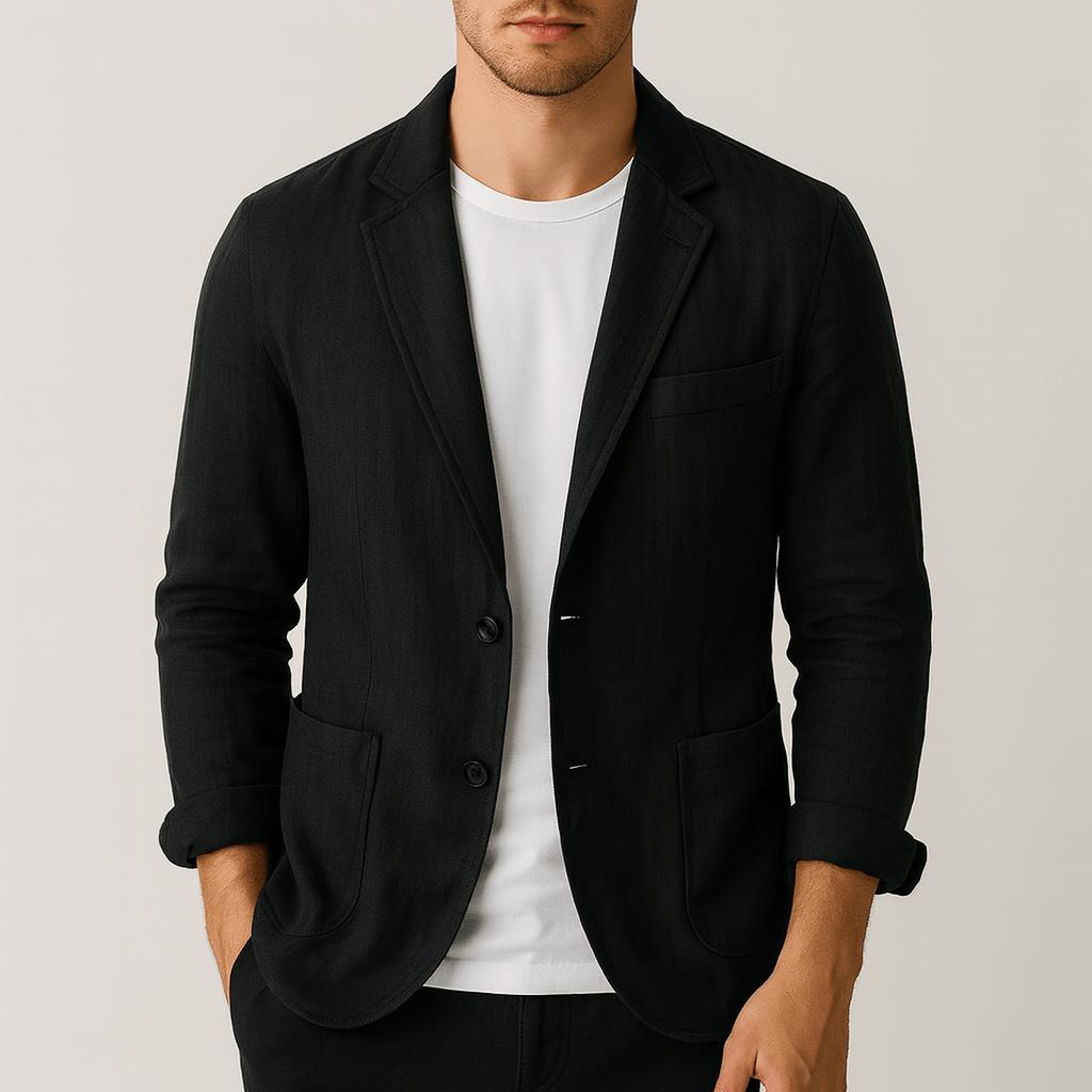 Lekka i przewiewna kurtka męska o wszechstronnym komforcie i ponadczasowym wyglądzie