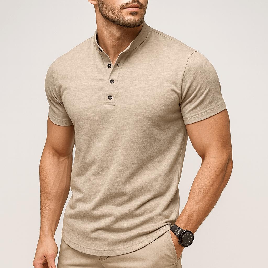 Letnia, stylowa koszulka polo o dopasowanym kroju dla mężczyzn