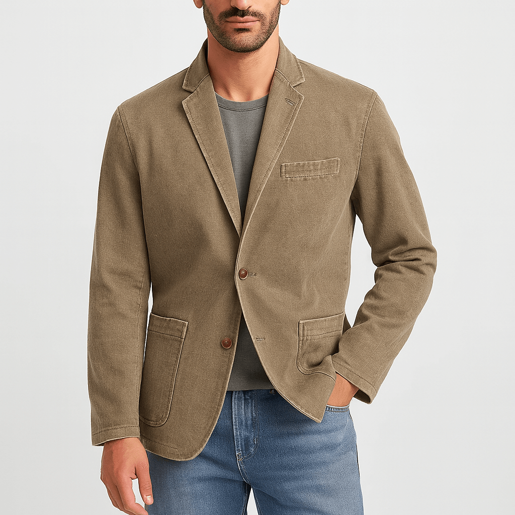 Noirski | Blezery vintage z prostym kołnierzem