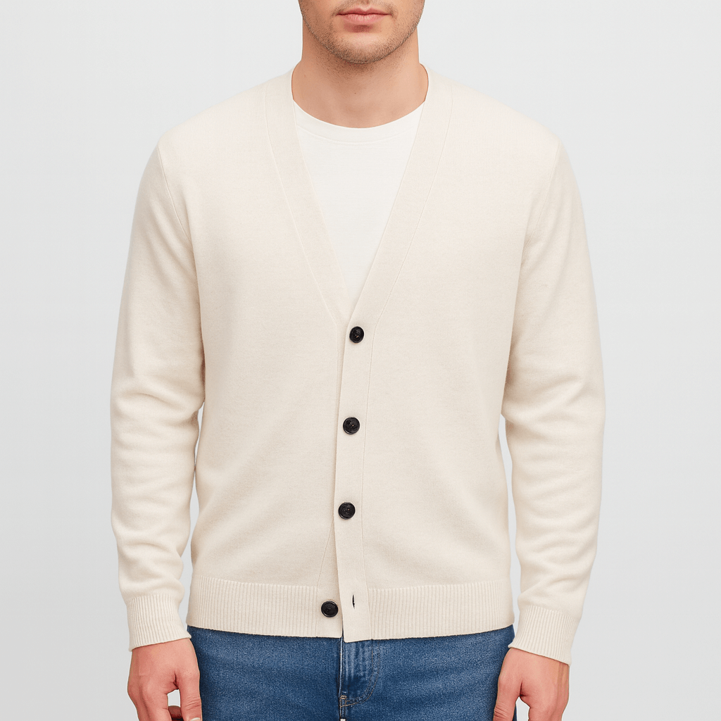 Noirski | Elegancki kardigan z wełny merynosów