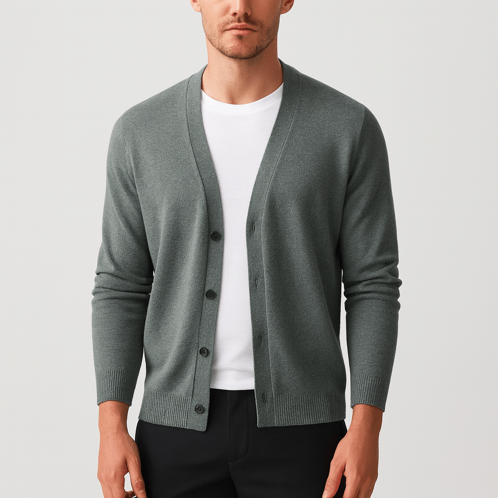 Noirski | Elegancki kardigan z wełny merynosów