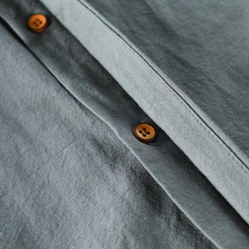 Noirski | Formalna koszula lniana w stylu japońskim