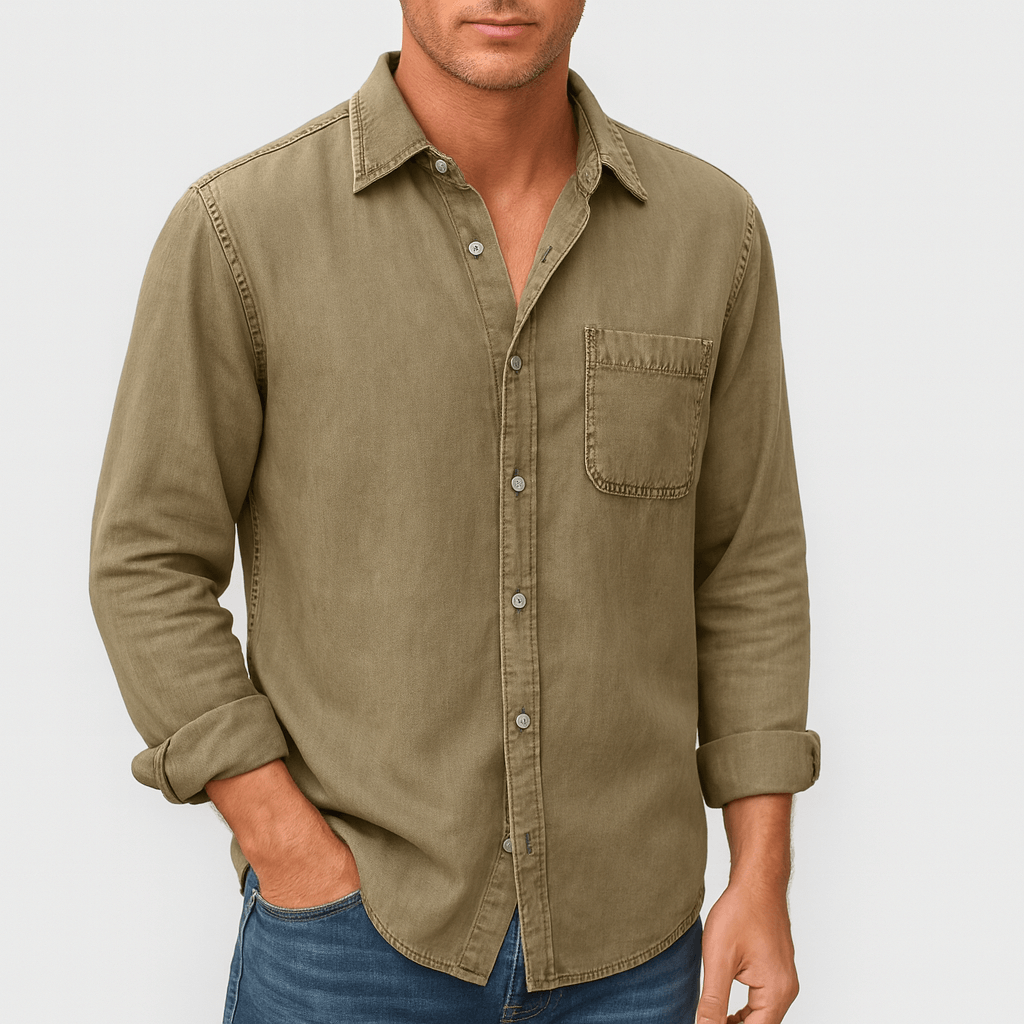 Noirski | Klasyczna luźna dżinsowa koszula