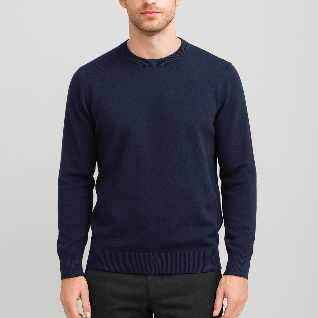 Noirski | Klasyczny sweter z okrągłym dekoltem