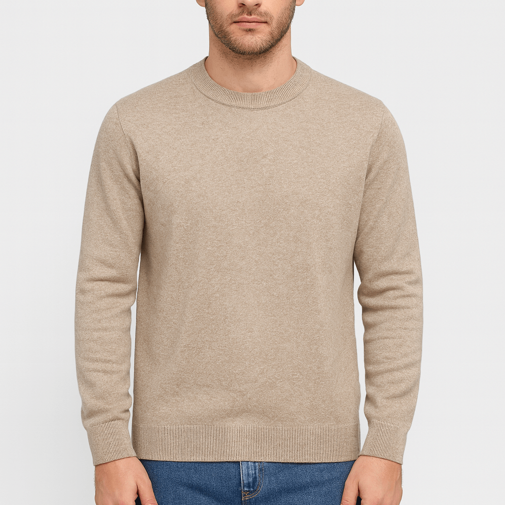 Noirski | Klasyczny sweter z okrągłym dekoltem