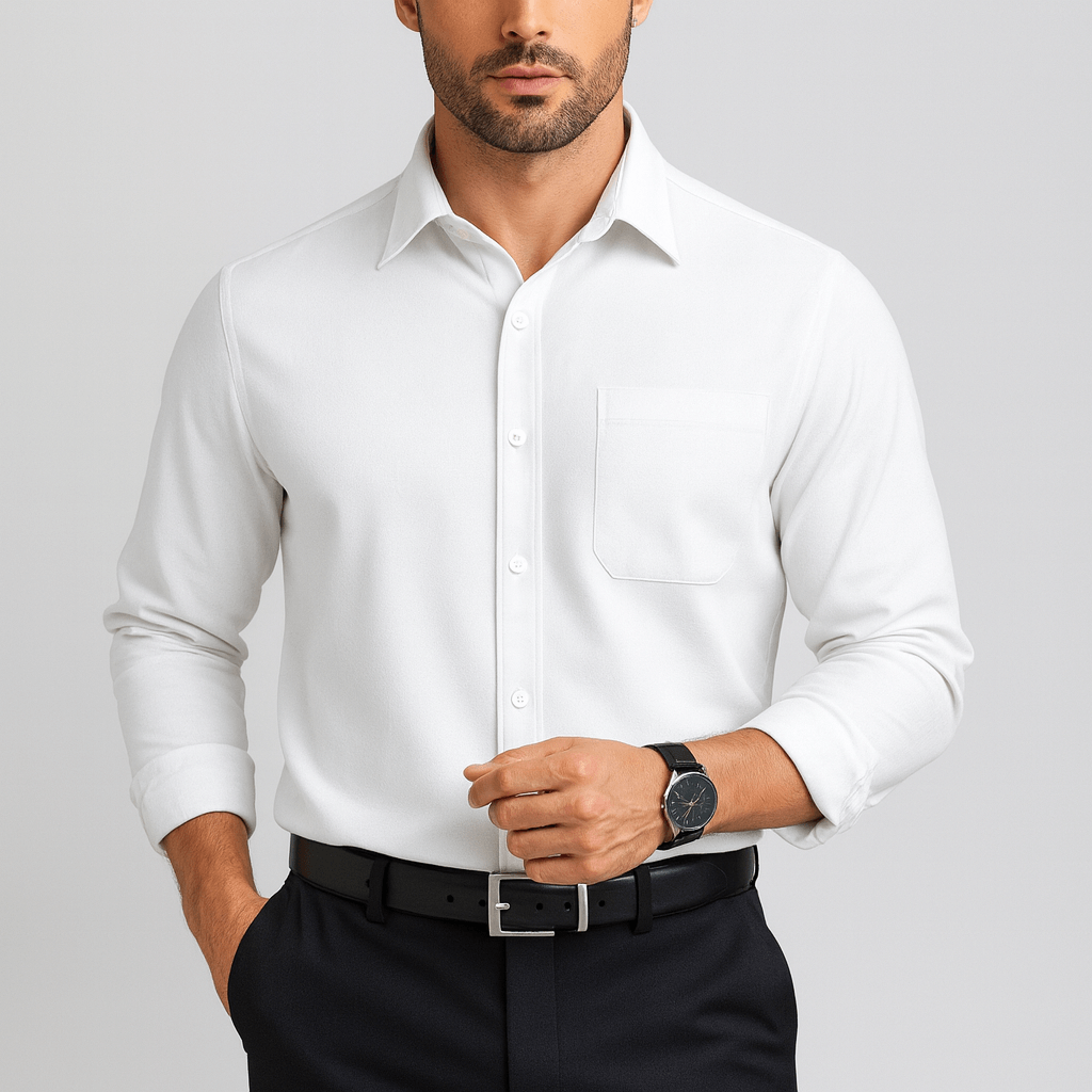 Noirski | Koszula biznesowa formalna o regularnym kroju