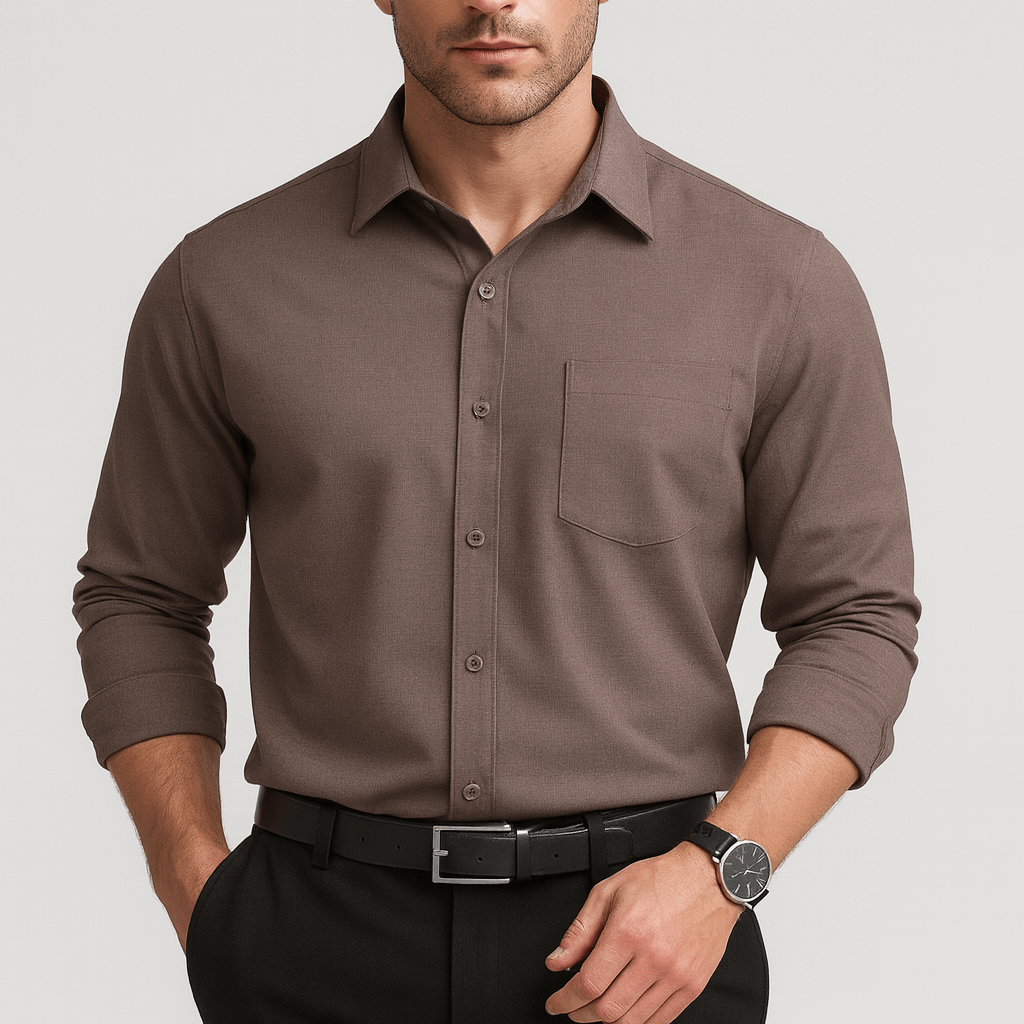 Noirski | Koszula biznesowa formalna o regularnym kroju