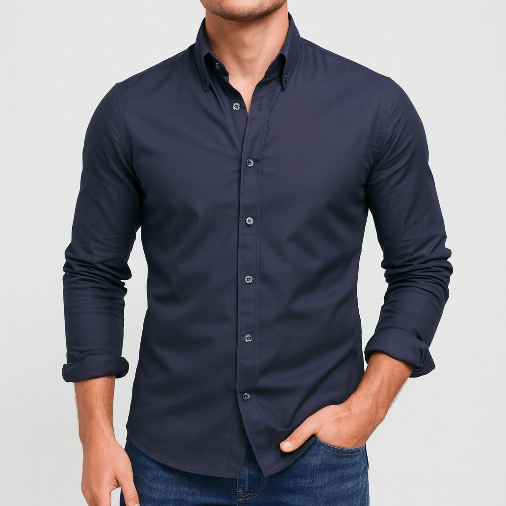 Noirski | Koszula formalna z ukrytym zamkiem