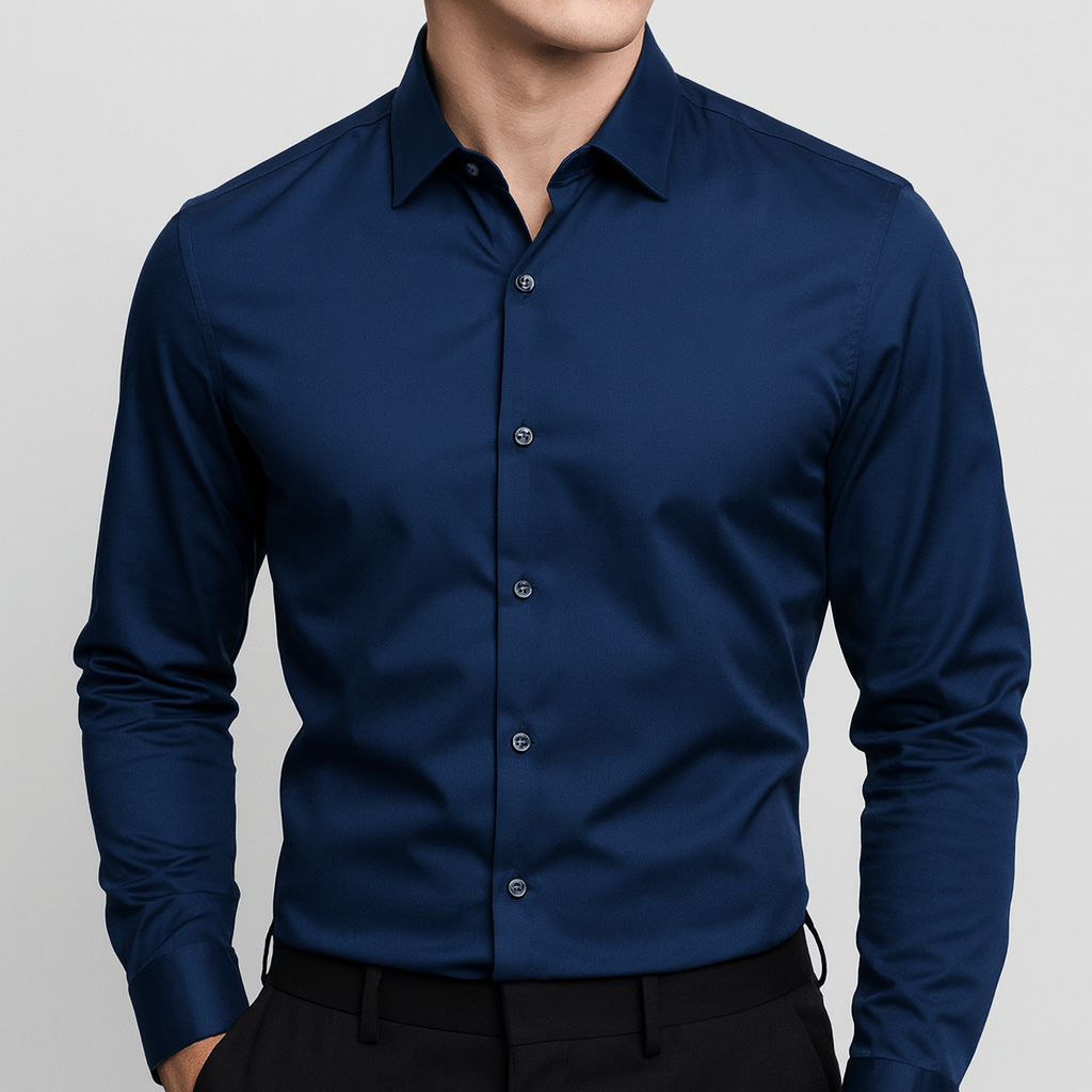 Noirski | Lekka formalna koszula z długimi rękawami