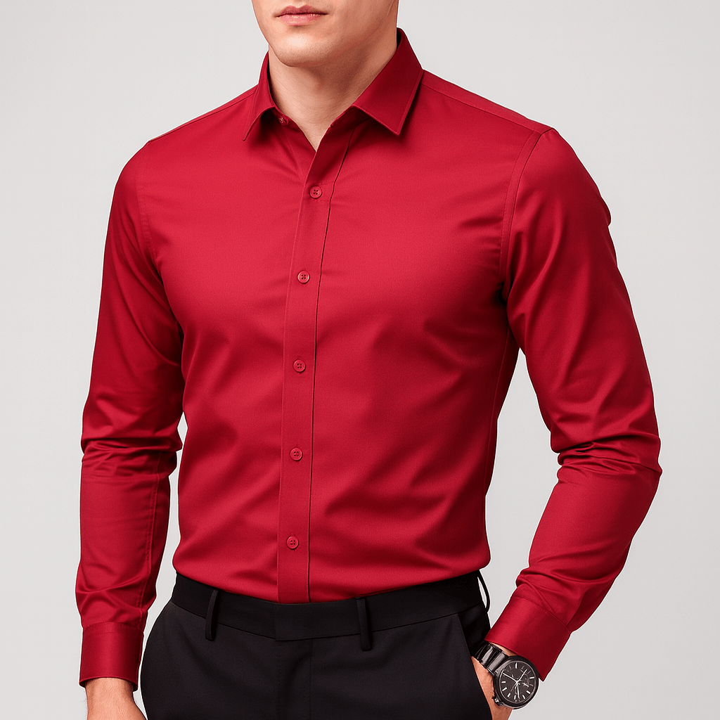 Noirski | Lekka formalna koszula z długimi rękawami