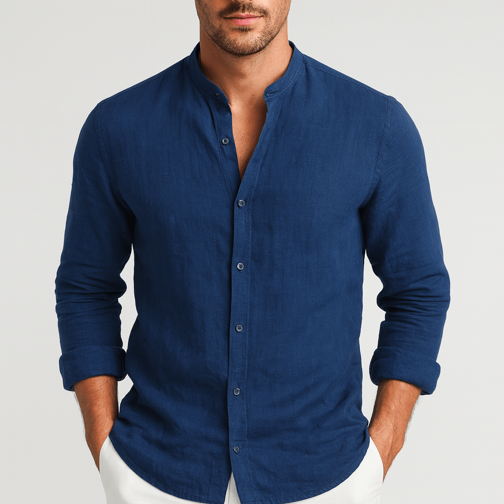 Noirski | Luźna lniana koszula z naturalnego lnu