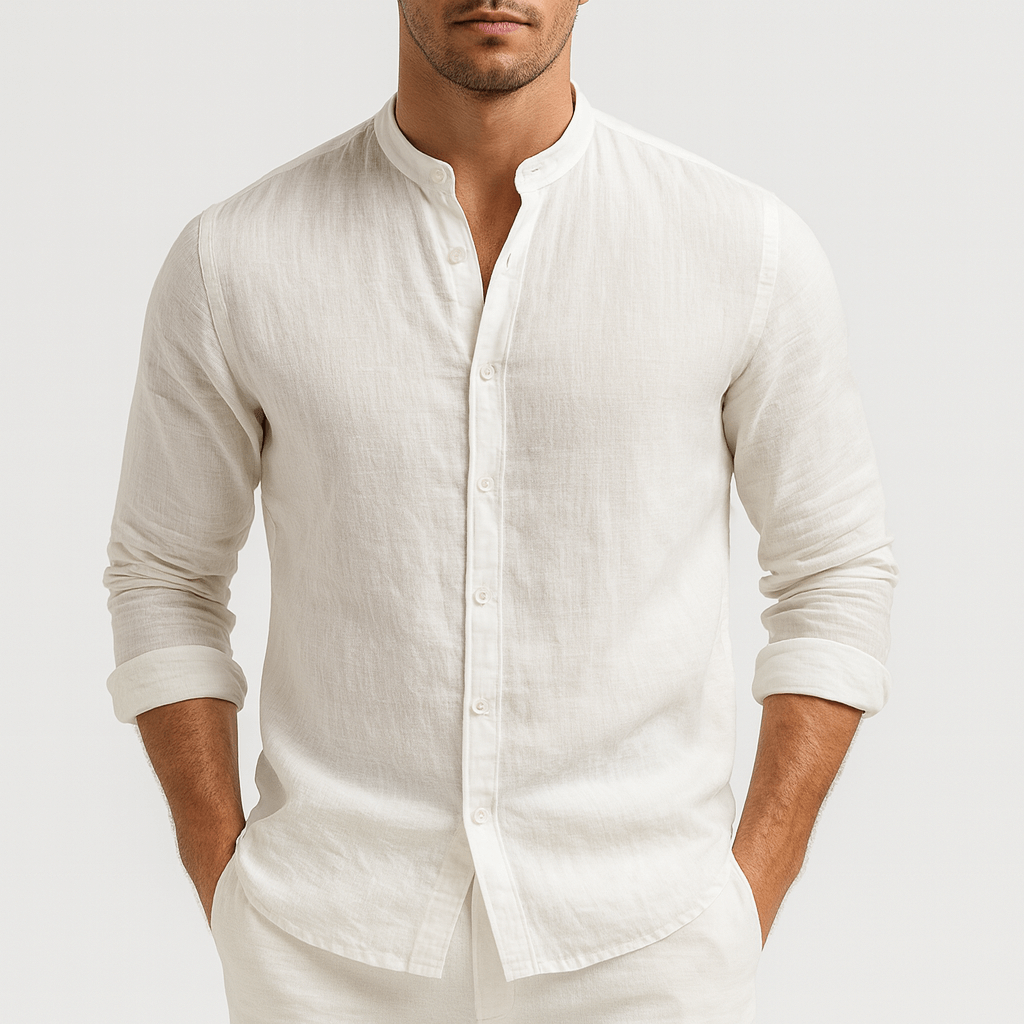 Noirski | Luźna lniana koszula z naturalnego lnu