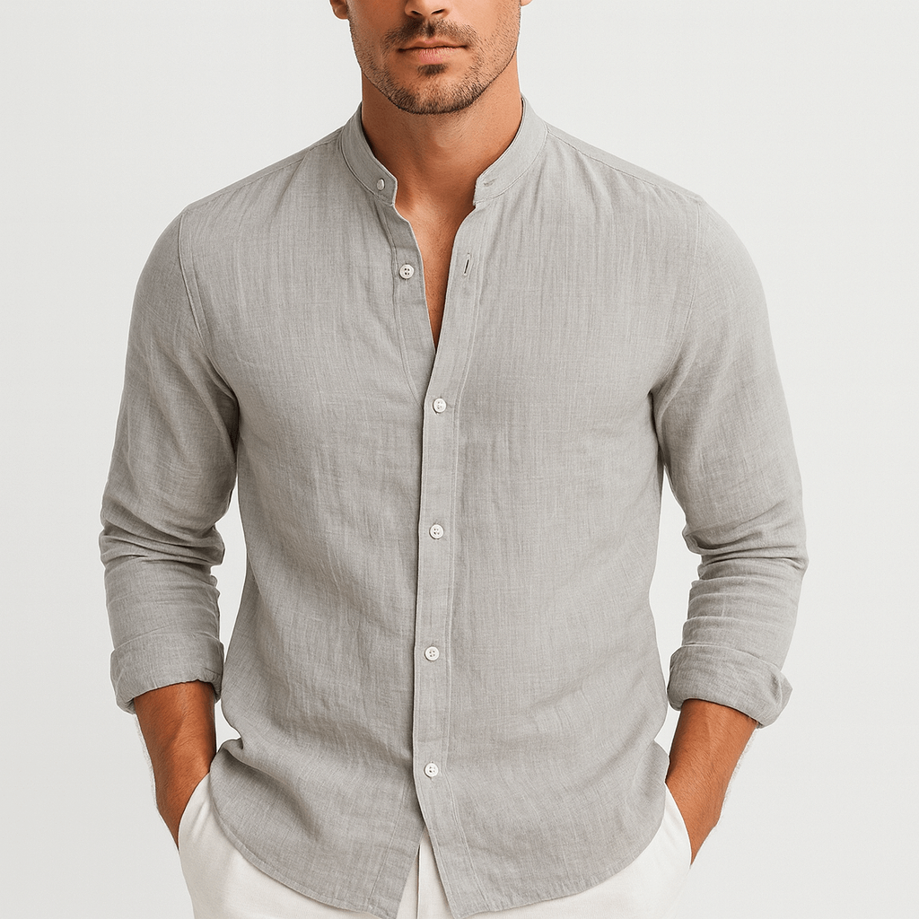 Noirski | Luźna lniana koszula z naturalnego lnu