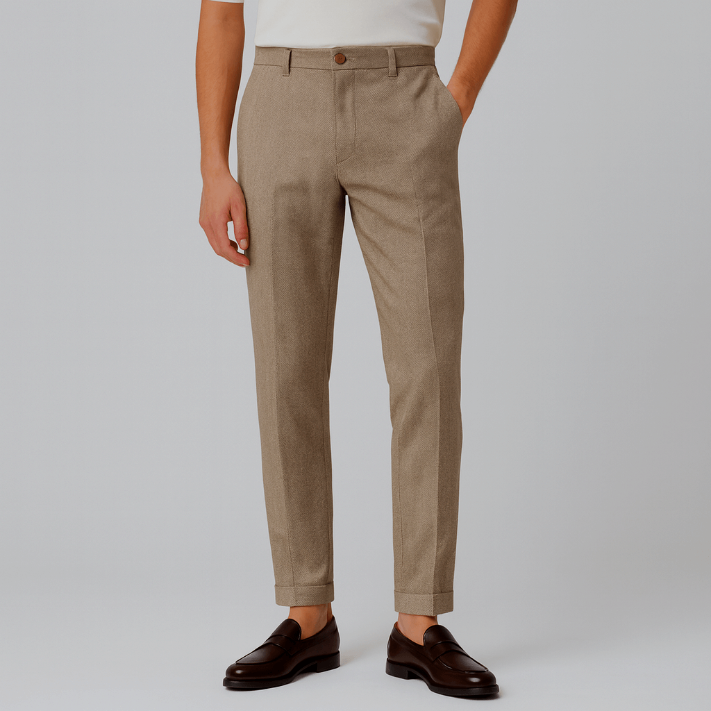 Noirski | Luźne, dopasowane spodnie w stylu retro vintage