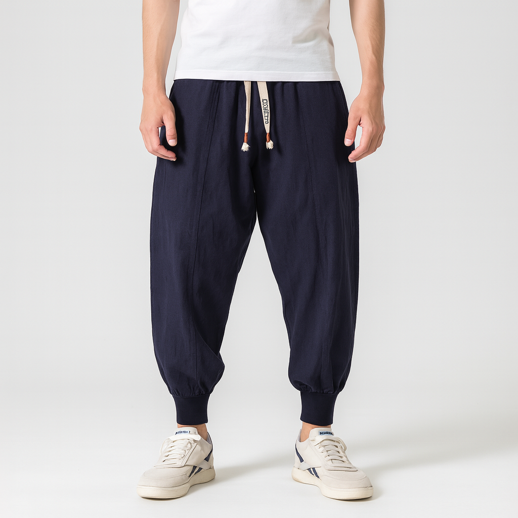 Noirski | Luźne spodnie dresowe ze ściągaczem