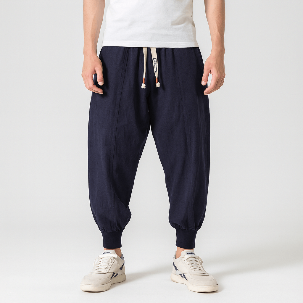 Noirski | Luźne spodnie dresowe ze ściągaczem