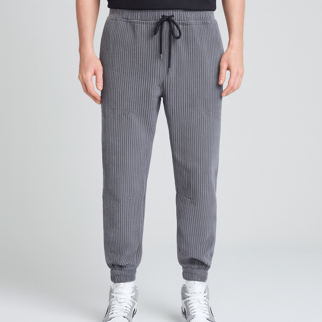 Noirski | Luźne sztruksowe spodnie