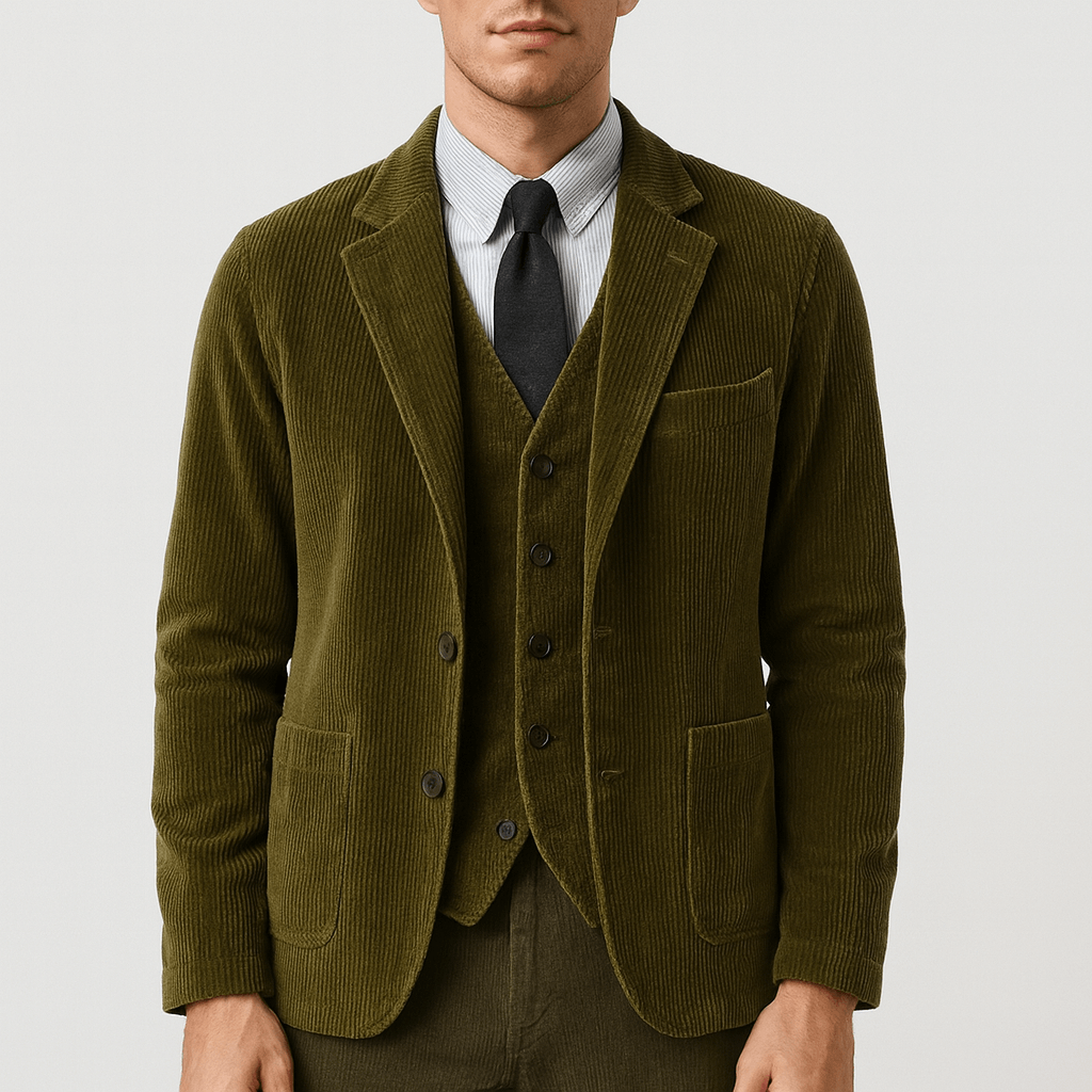 Noirski | Marynarka bawełniana vintage z klapami