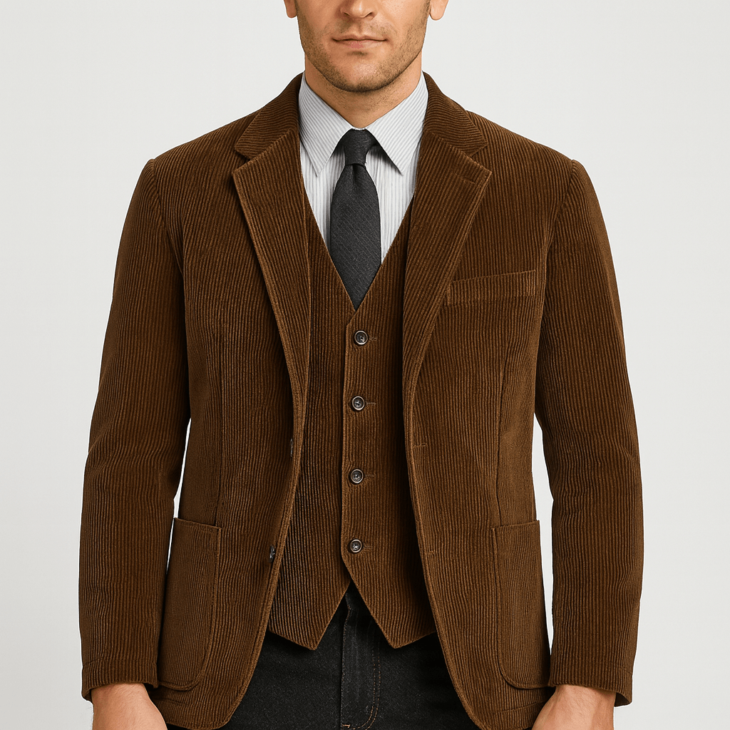 Noirski | Marynarka bawełniana vintage z klapami