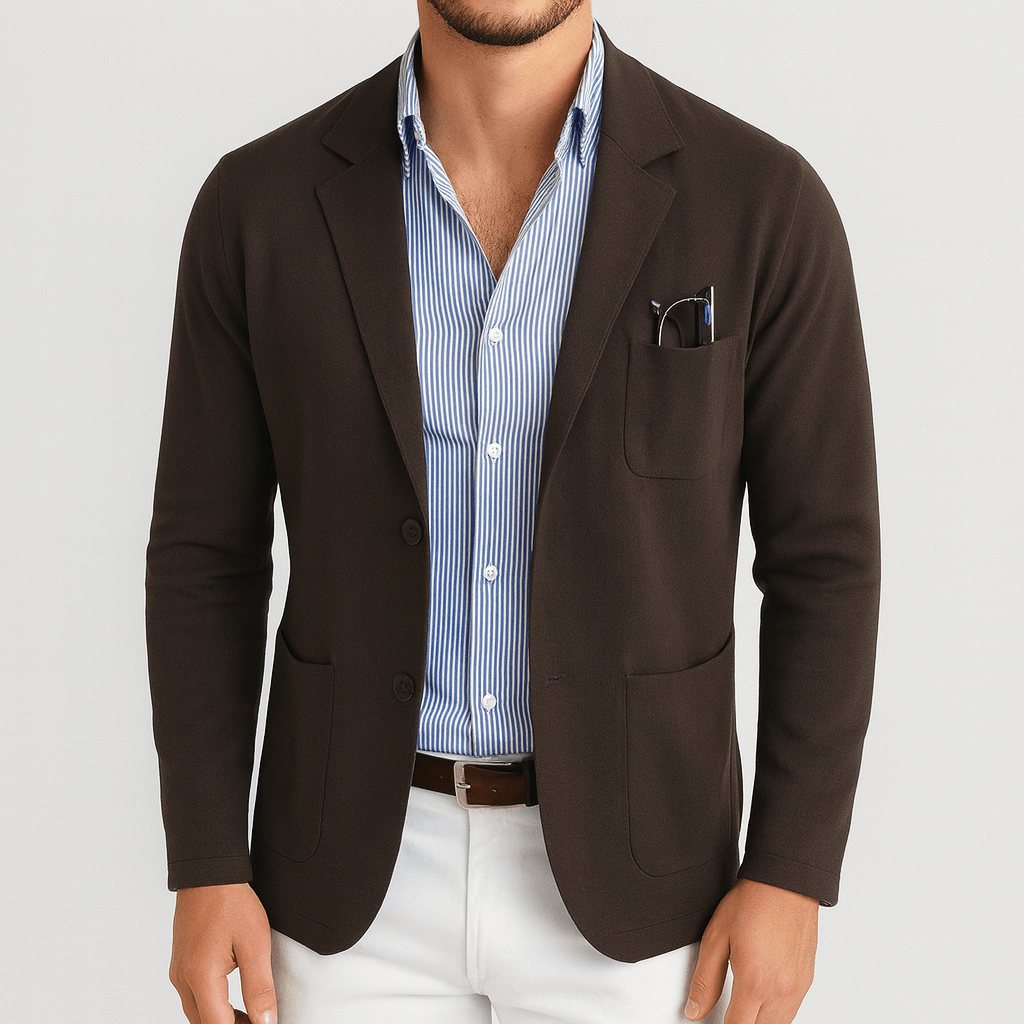 Noirski | Marynarka o dopasowanym kroju z zapięciem na guziki