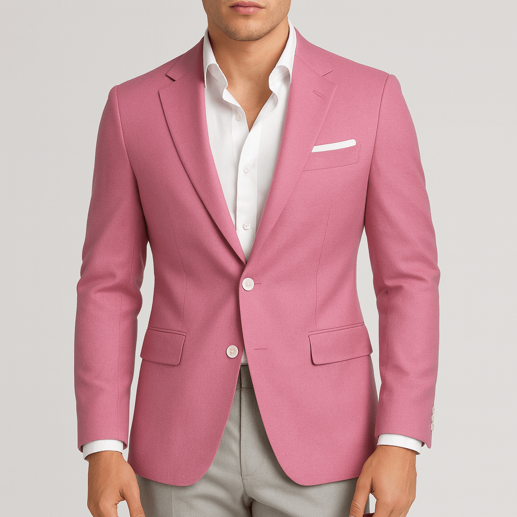 Noirski | Marynarka z wyciętymi klapami i dopasowanym krojem