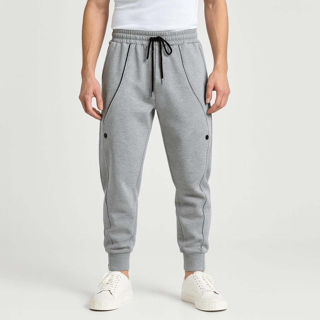 Noirski | Męskie zwężane spodnie dresowe