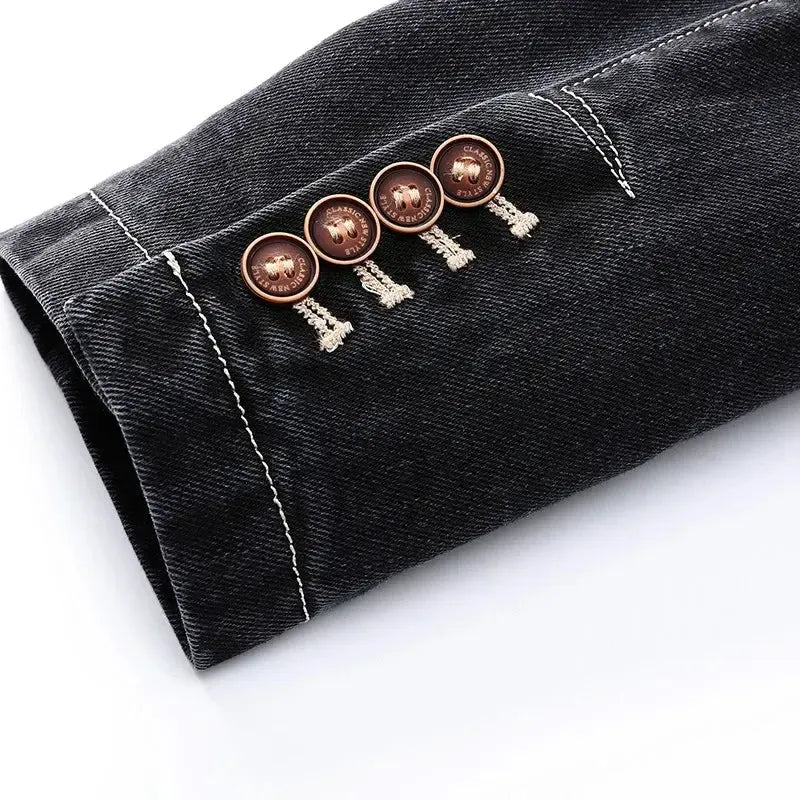 Noirski | Miejska blezery dżinsowa