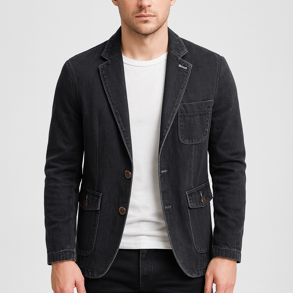 Noirski | Miejska blezery dżinsowa