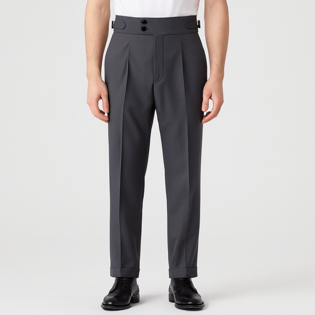 Noirski | Spodnie ze stretchem i dopasowanym krojem