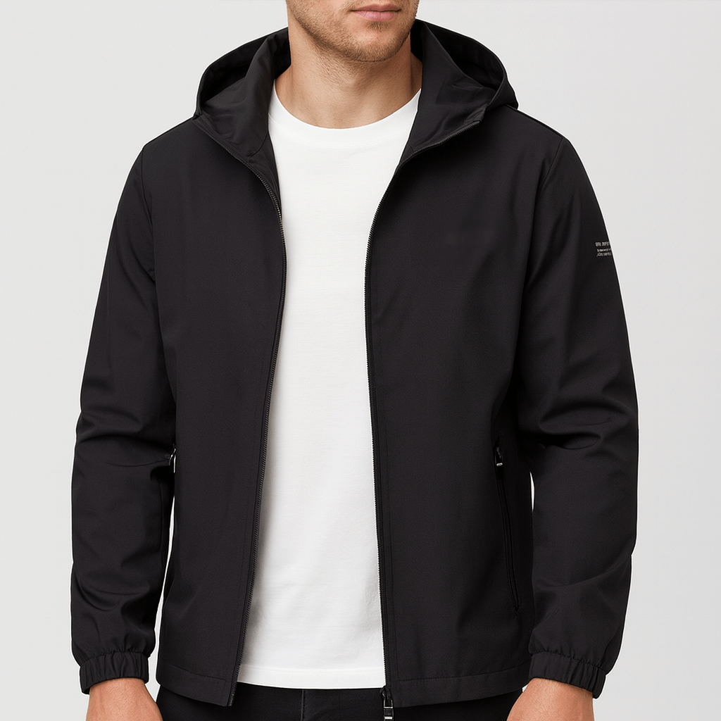 Noirski | Sportowa kurtka wiatrówka z kapturem