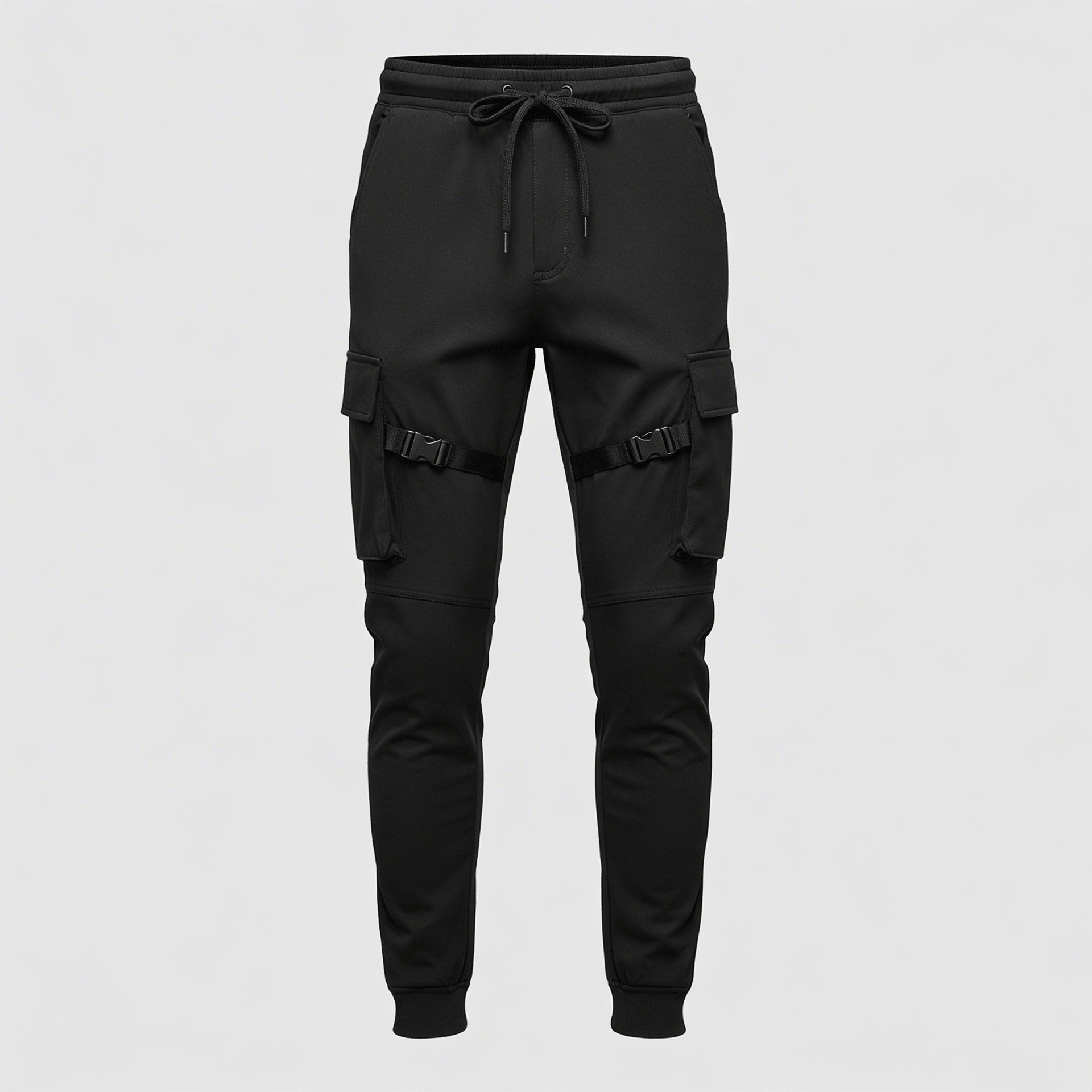 Noirski | Joggery z regulowanymi paskami