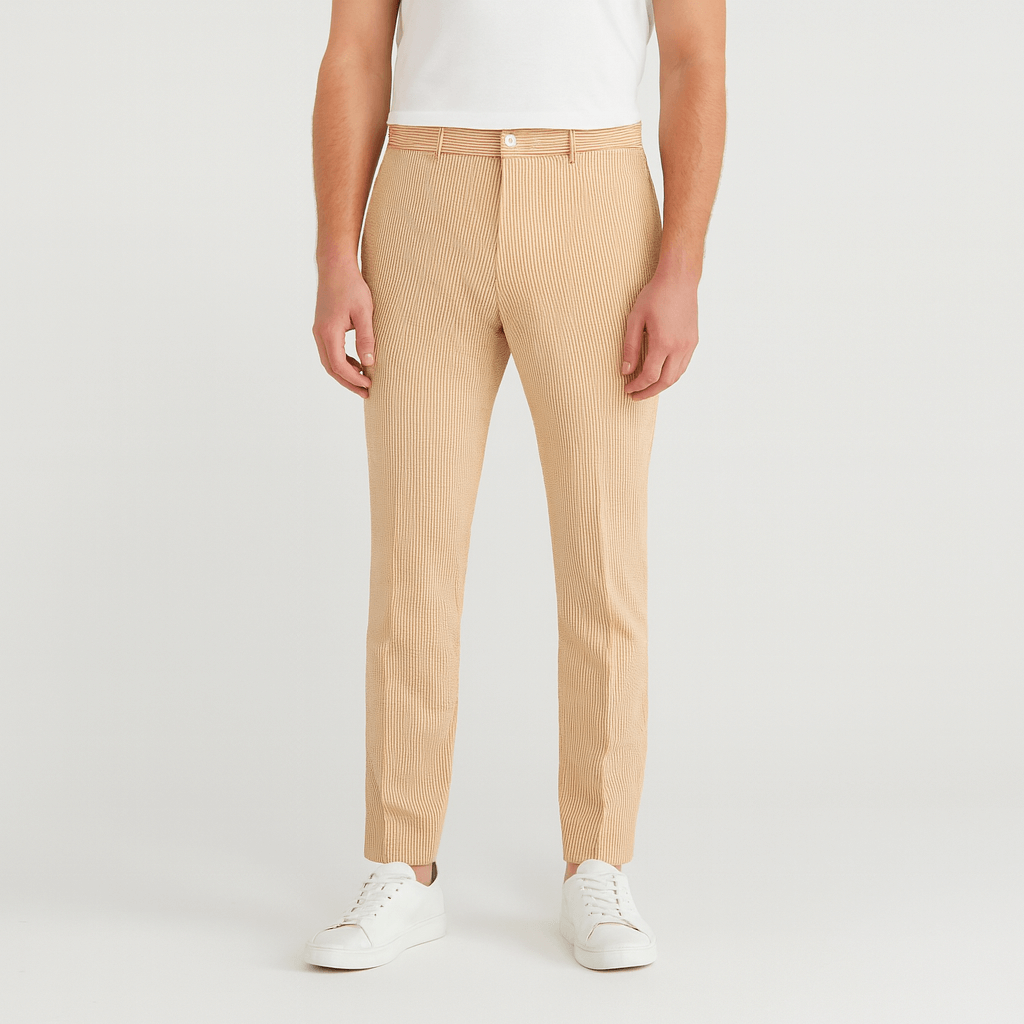 Noriski | Oddychające spodnie w paski dopasowane