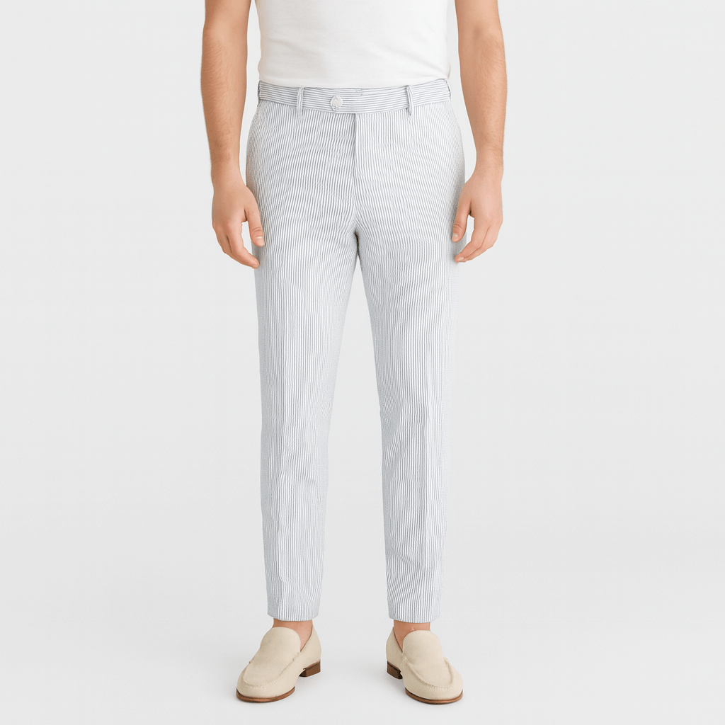 Noriski | Oddychające spodnie w paski dopasowane