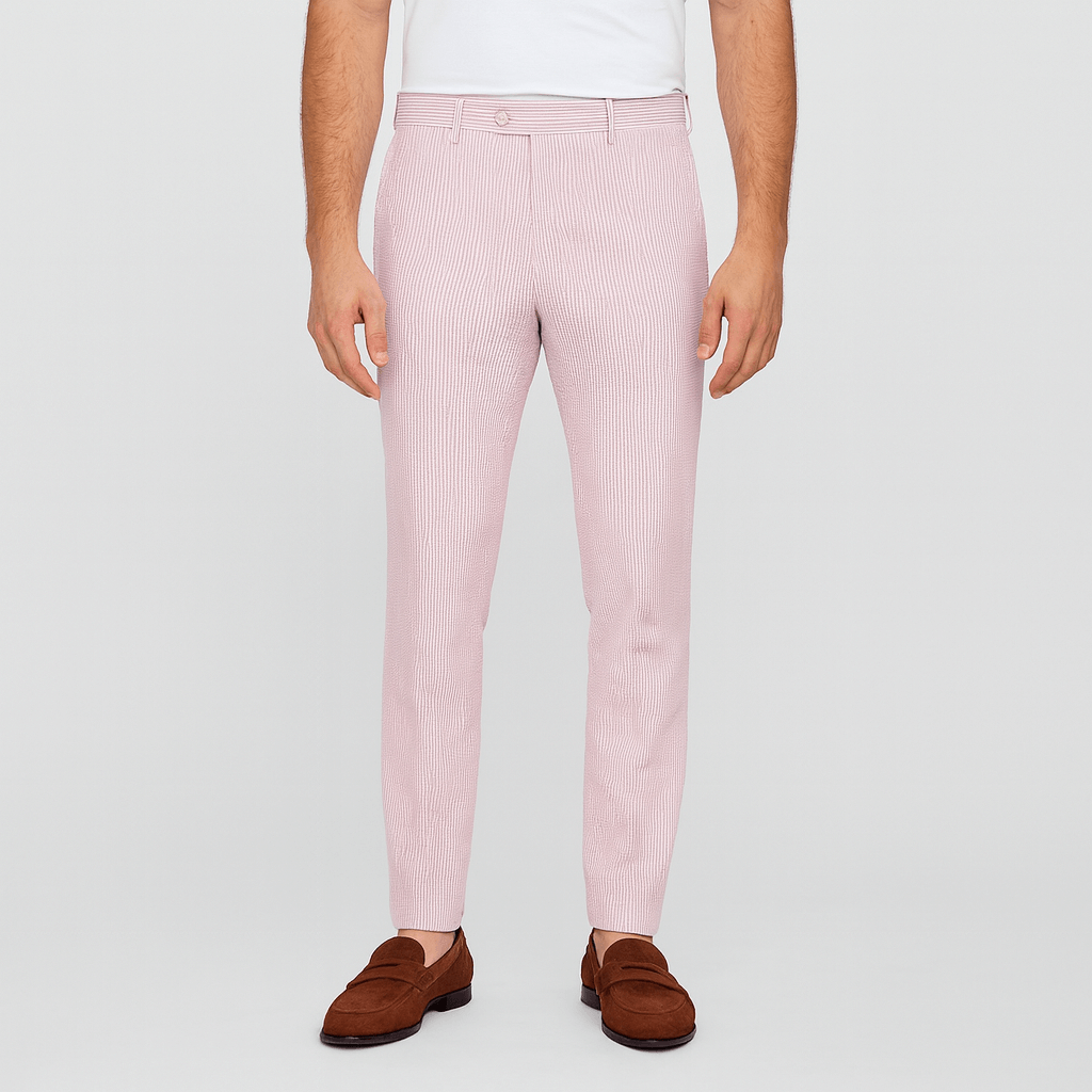 Noriski | Oddychające spodnie w paski dopasowane