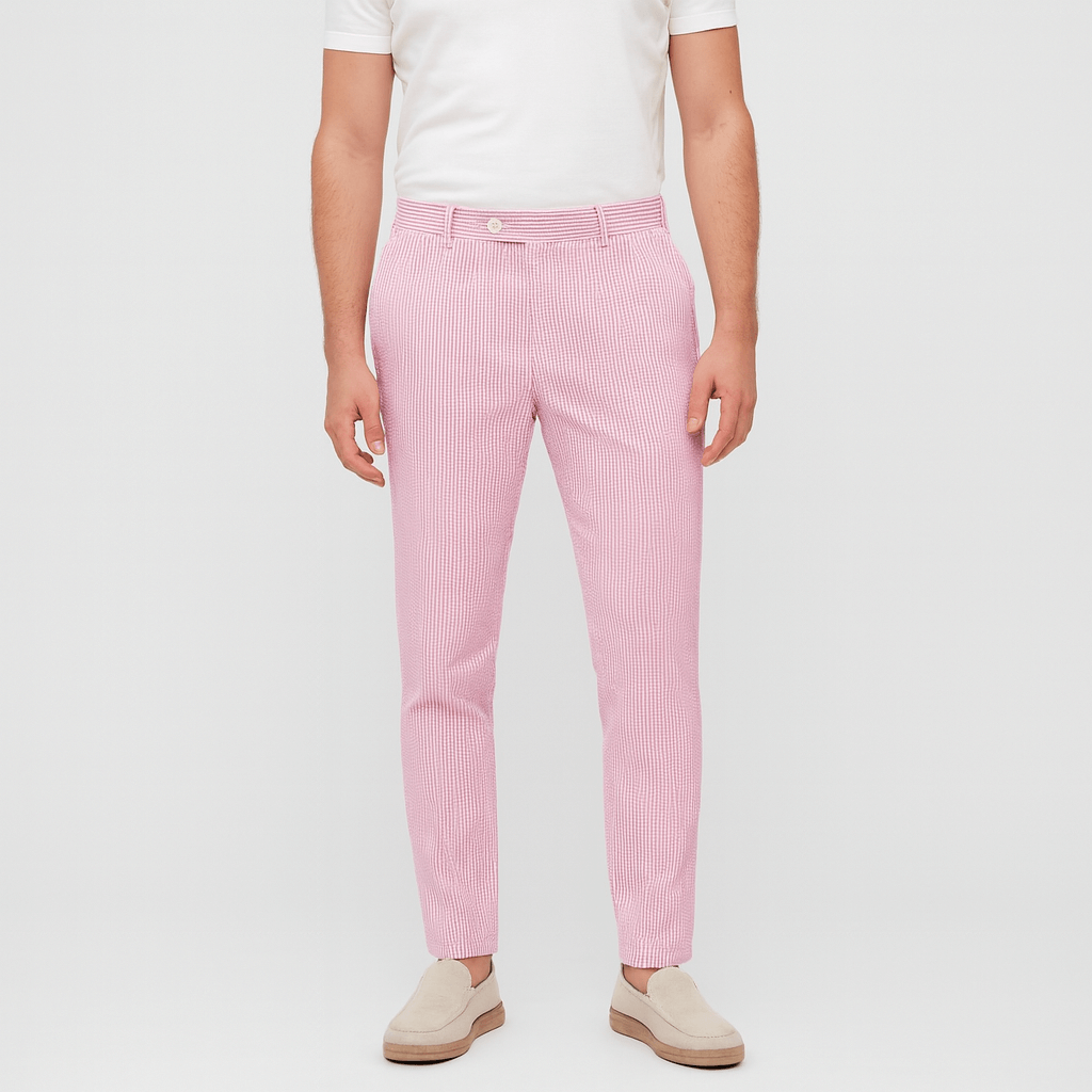 Noriski | Oddychające spodnie w paski dopasowane