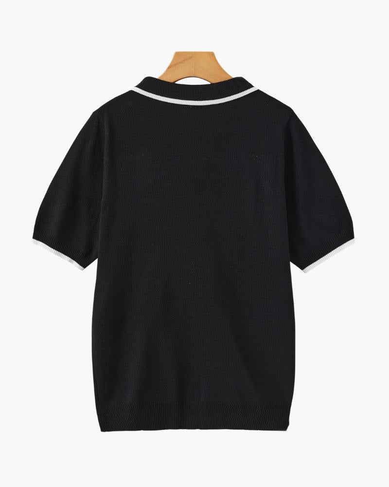 Polo w eleganckim stylu casual z eleganckimi detalami