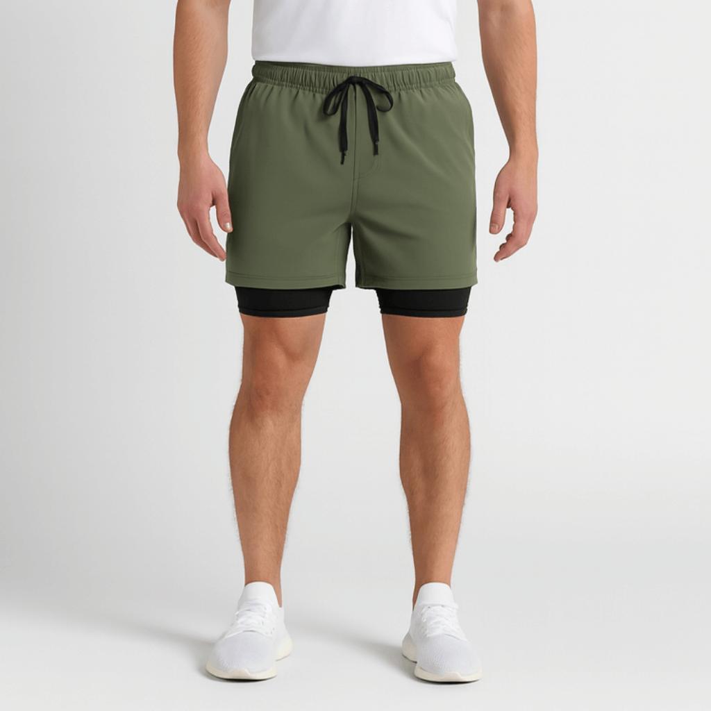 Spodenki sprzęt treningowy z podszewką i kieszenią na telefon – wygoda i funkcjonalność