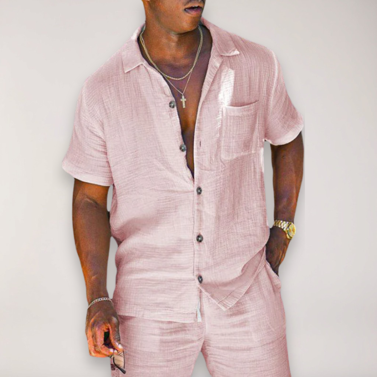 Spyrta | Linen two-piece summer set 2