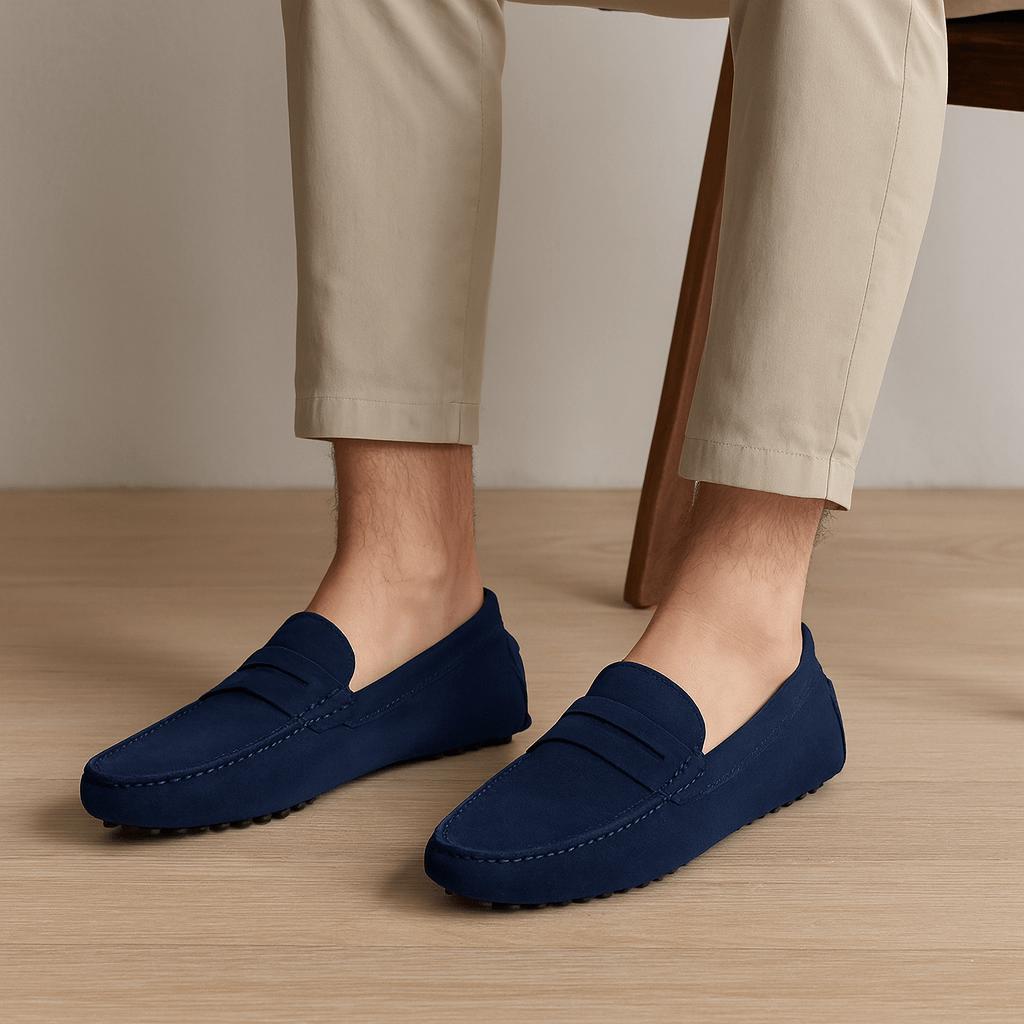 Stylowe i nowoczesne mokasyny zamszowe dla mężczyzn – inspirowane włoskim stylem