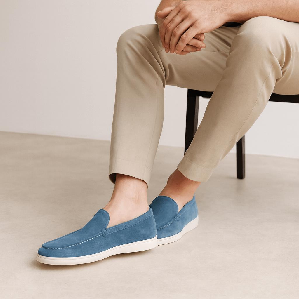 Wygodne, wsuwane mokasyny zamszowe dla mężczyzn – całodzienny komfort i wygoda