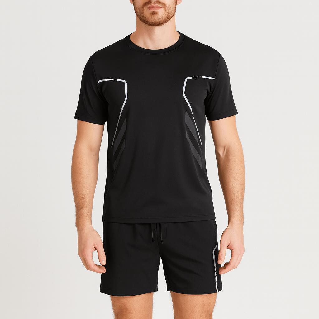 Wygodny krój sprzęt treningowy zestaw sportowy - styl letni do noszenia na co dzień