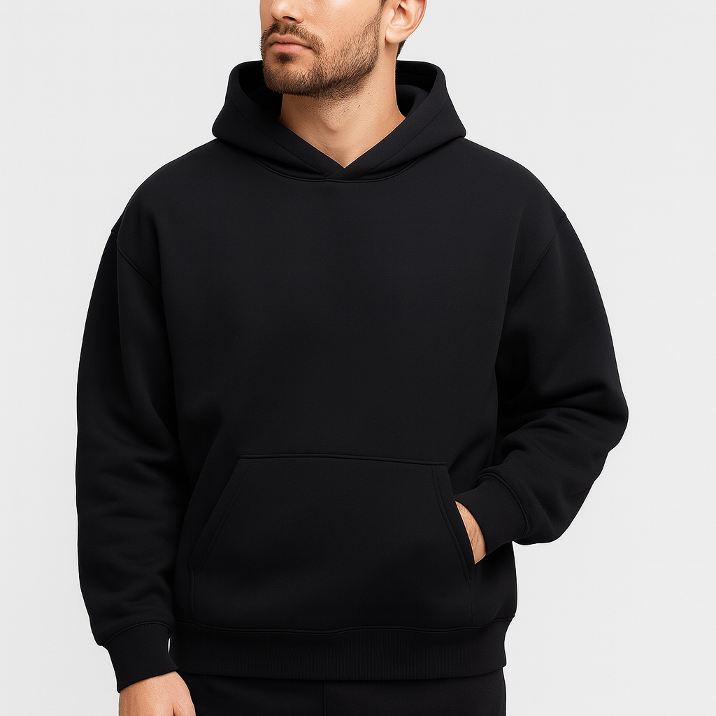 Noirski | Bluza z kapturem z miękkiego materiału