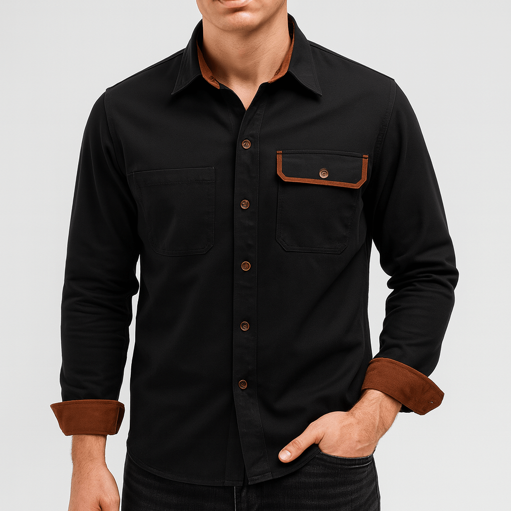 Noirski | Oddychająca, dopasowana koszula formalna